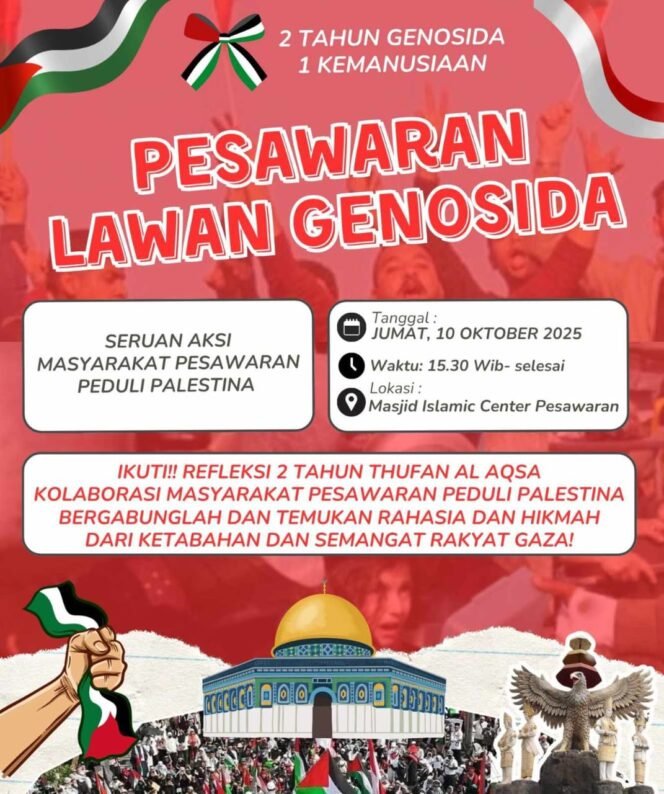 
					Warga Pesawaran Akan Gelar Aksi Solidaritas Besok! Serukan Penghentian Genosida