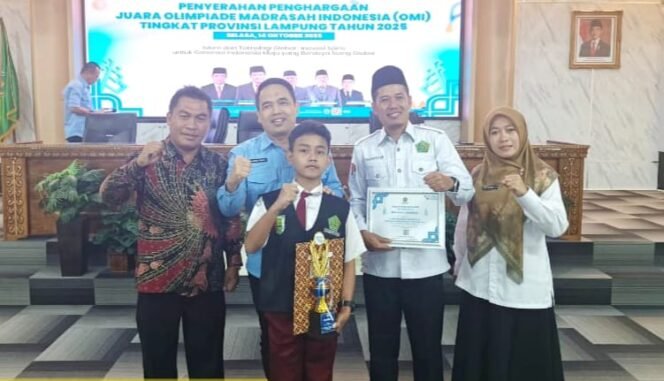 
					Siswa MIN 1 Pesawaran Juara IPAS Lampung, Akan Wakili Pesawaran di Olimpiade Madrasah Nasional