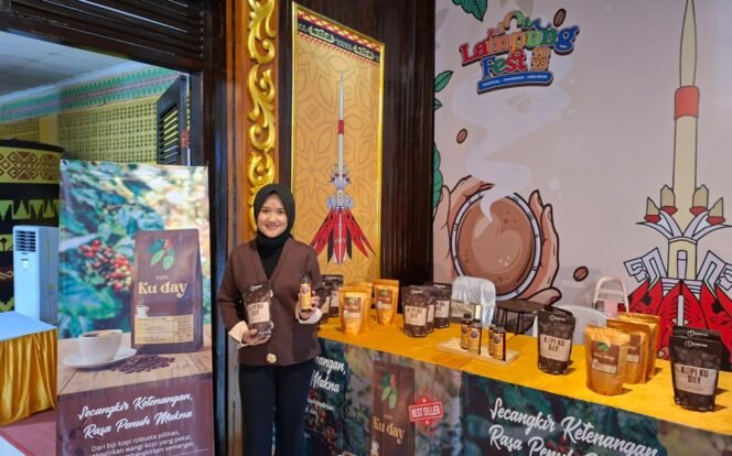 
					Produk UMKM Kopi Kuday Ramai Peminat, Banyak Terjual di Stand Lampung Fest 2025