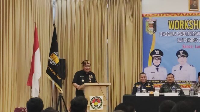 
					GRANAT Lampung Gelar Workshop dan Orientasi P4GN, Tony Eka: Sinergi Bersama Perangi Narkoba